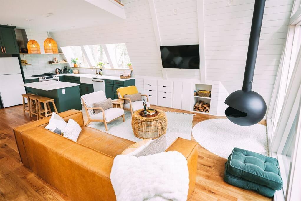 Dunlap Hollow A-Frame Rockbridge Exterior foto