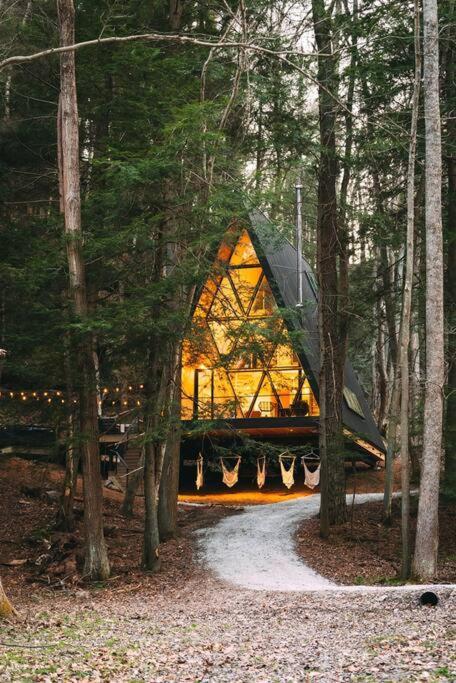 Dunlap Hollow A-Frame Rockbridge Exterior foto